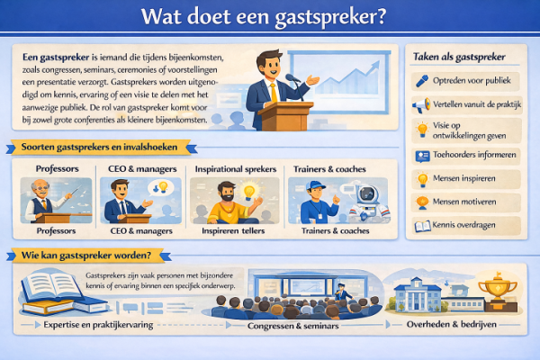 Wat doet een gastspreker
